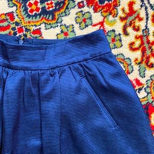 Royal blue circle skirt